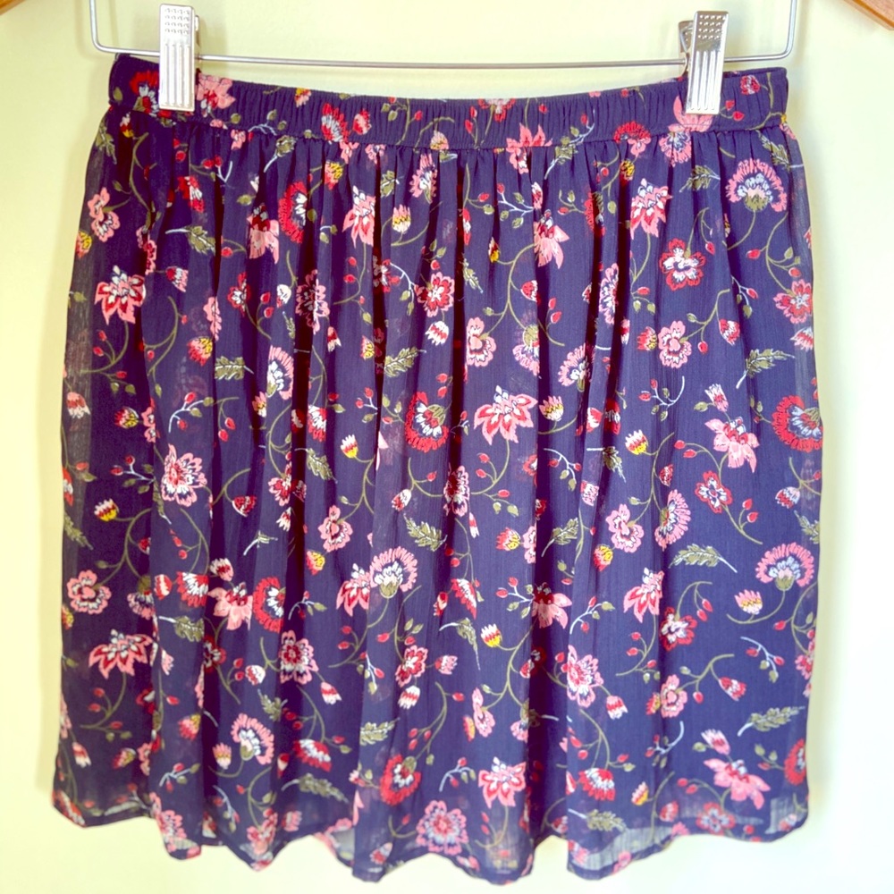 Hollister High-Rise A-Line Mini Skirt